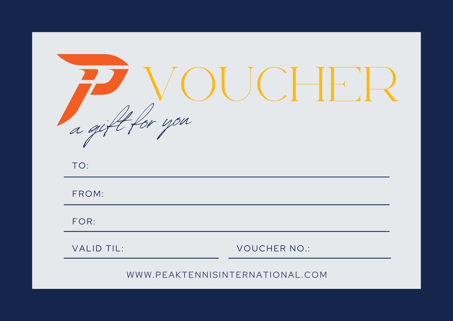 PTI GIFT VOUCHER